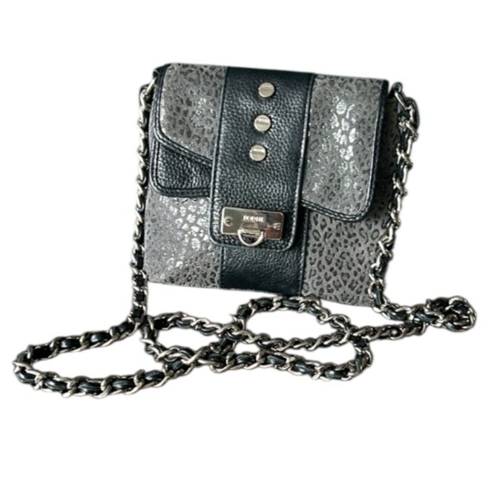 BODHI Leather Cheetah Print Crossbody
